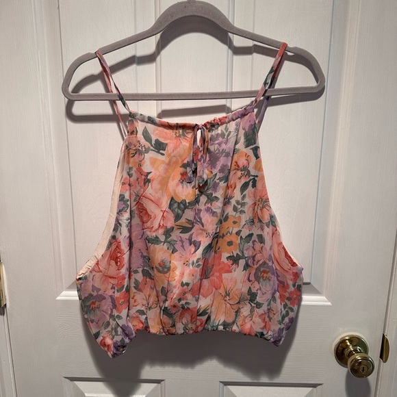 NWT Showpo Skylar Top in Flower Crown - Size 10 - Picture 6 of 6